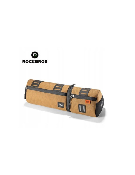 Rockbros torba rowerowa wielofunkcyjna 2w1 2l brąz
