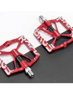 Rockbros pedały rowerowe 37213071002 czerwone 2