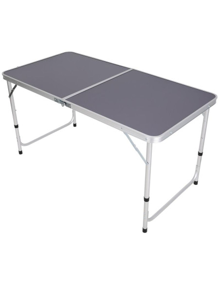 Stolik turystyczny składany kempingowy 120x60x70/62/55cm szary