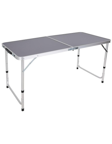 Stolik turystyczny składany kempingowy 120x60x70/62/55cm szary