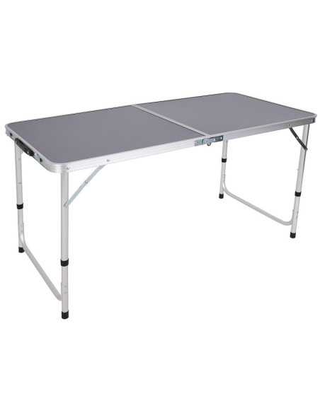 Stolik turystyczny składany kempingowy 120x60x70/62/55cm szary