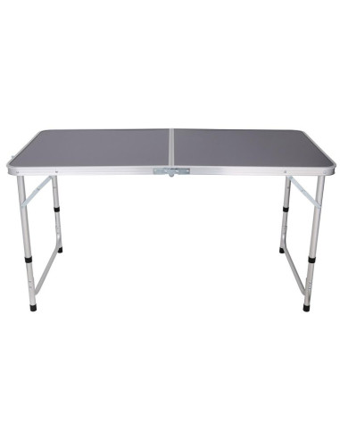 Stolik turystyczny składany kempingowy 120x60x70/62/55cm szary