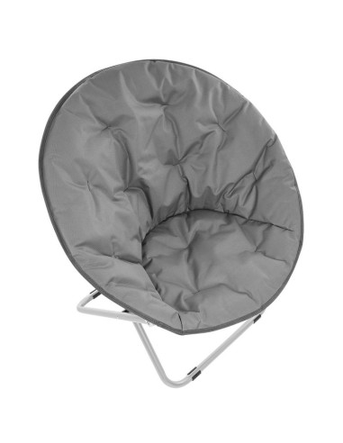 Fotel campingowy moon 82x68x79cm ciemny szary enero camp