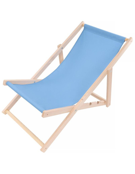 Leżak drewniany classic chabrowy