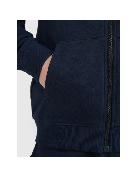 Bluza dresowa rozpinana z kapturem chłopięca 4f 4fjwss25tswsm1714-31s