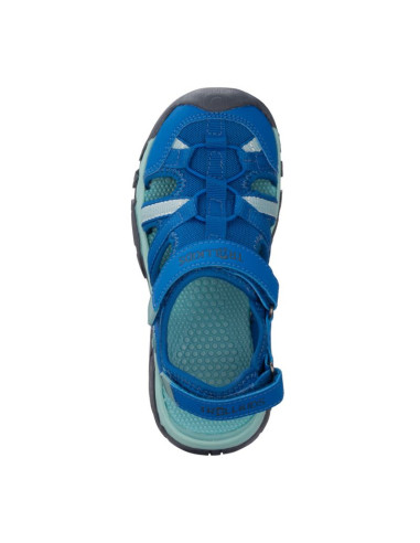 Sandały sportowe dziecięce dla chłopca/dziewczynki trollkids kids stavanger sandal xt cobalt blue/dusky turquoise/dark navy (659