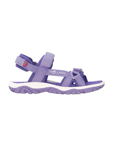 Sandały sportowe dziecięce dla chłopca/dziewczynki trollkids kids oslofjord sandal lilac (268-118)