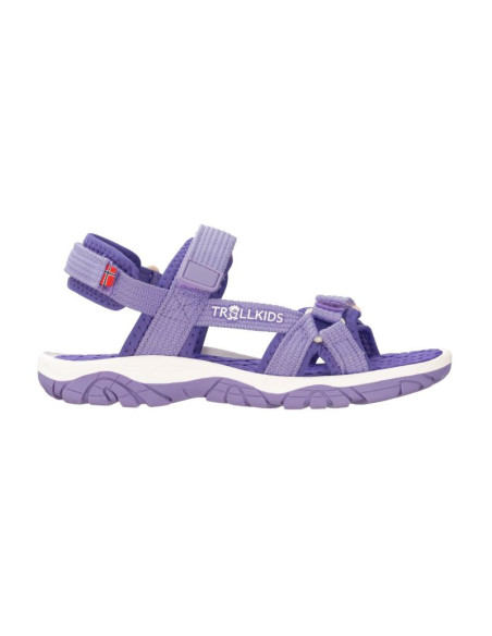 Sandały sportowe dziecięce dla chłopca/dziewczynki trollkids kids oslofjord sandal lilac (268-118)