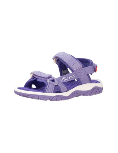 Sandały sportowe dziecięce dla chłopca/dziewczynki trollkids kids oslofjord sandal lilac (268-118)