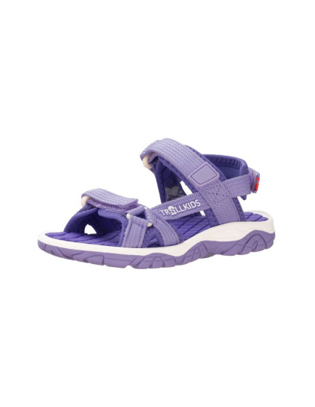 Sandały sportowe dziecięce dla chłopca/dziewczynki trollkids kids oslofjord sandal lilac (268-118)