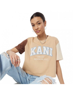 Koszulka karl kani serif crop block tee w 2