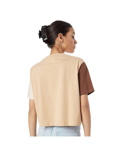 Koszulka karl kani serif crop block tee w