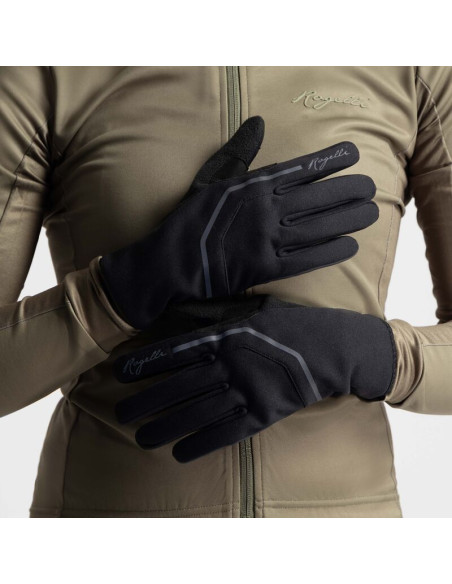 Rogelli rękawiczki zimowe damskie apex czarne xl