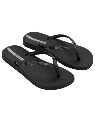 Ipanema mesh ix klapki japonki damskie wygodne czarne