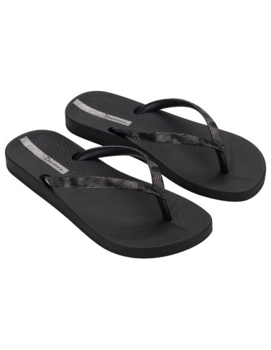 Ipanema mesh ix klapki japonki damskie wygodne czarne