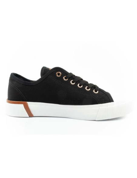 Lee cooper buty sportowe damskie trampki z tkaniny stylowe czarne