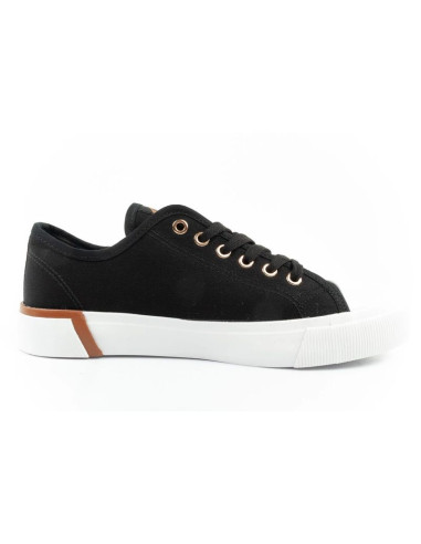 Lee cooper buty sportowe damskie trampki z tkaniny stylowe czarne