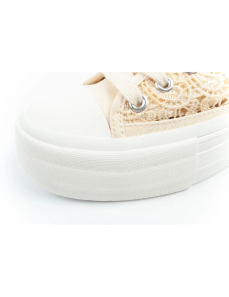 Lee cooper buty sportowe damskie trampki koronkowe ażurowe platforma