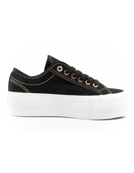 Lee cooper buty sportowe damskie trampki platforma czarne ze złotym