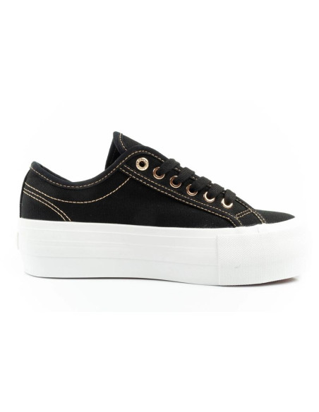 Lee cooper buty sportowe damskie trampki platforma czarne ze złotym