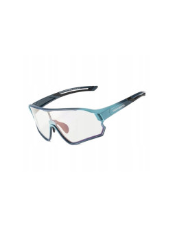 Rockbros okulary dziecięce z fotochromem turkusowe