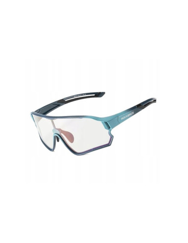 Rockbros okulary dziecięce z fotochromem turkusowe