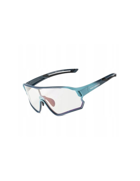 Rockbros okulary dziecięce z fotochromem turkusowe