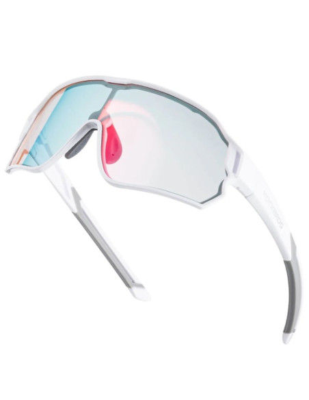 Rockbros okulary dziecięce z fotochromem białe