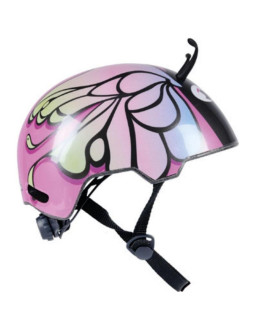 Kask rowerowy dziecięcy regulowany dunlop r. (48-52cm) motyl