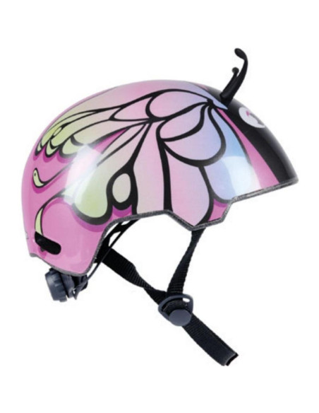 Kask rowerowy dziecięcy regulowany dunlop r. (48-52cm) motyl