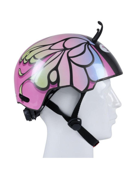 Kask rowerowy dziecięcy regulowany dunlop r. (48-52cm) motyl