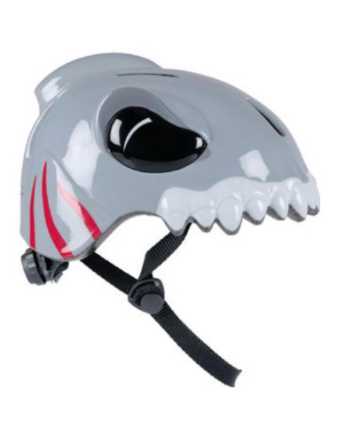 Kask rowerowy dziecięcy regulowany dunlop r. (48-52cm ) rekin
