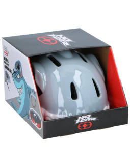 Kask rowerowy dziecięcy regulowany dunlop r. (48-52cm ) rekin 2