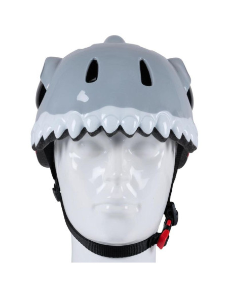 Kask rowerowy dziecięcy regulowany dunlop r. (48-52cm ) rekin