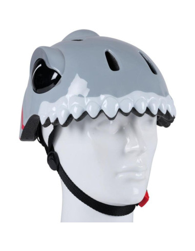 Kask rowerowy dziecięcy regulowany dunlop r. (48-52cm ) rekin