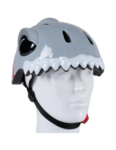 Kask rowerowy dziecięcy regulowany dunlop r. (48-52cm ) rekin