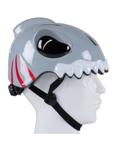 Kask rowerowy dziecięcy regulowany dunlop r. (48-52cm ) rekin