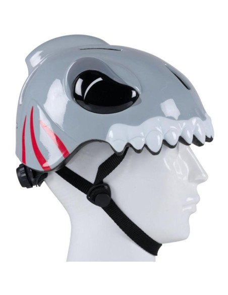 Kask rowerowy dziecięcy regulowany dunlop r. (48-52cm ) rekin