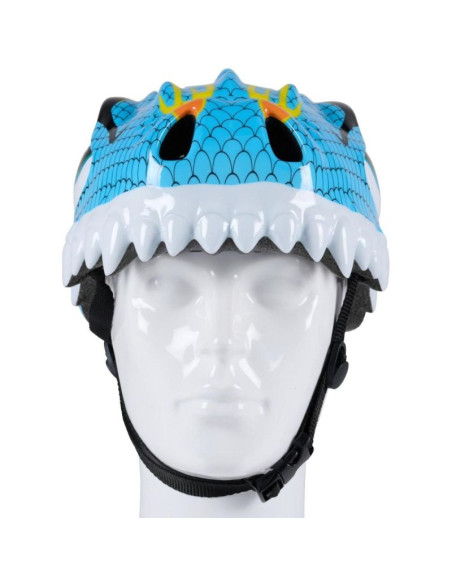 Kask rowerowy dziecięcy regulowany dunlop r. (48-52cm) krokodyl