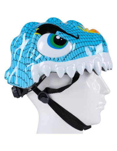 Kask rowerowy dziecięcy regulowany dunlop r. (48-52cm) krokodyl