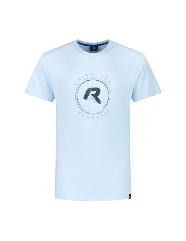 Rogelli t-shirt męski graphic błękitny s