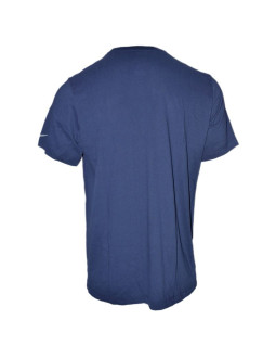 Koszulka nike dallas mavericks essential dry t-shirt chrome logo college navy - cz7252-419 2