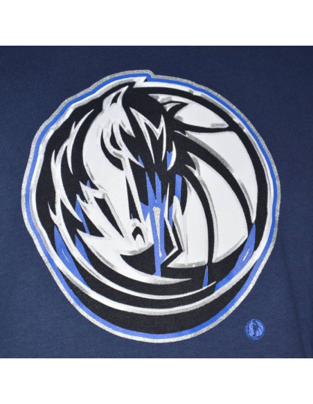 Koszulka nike dallas mavericks essential dry t-shirt chrome logo college navy - cz7252-419