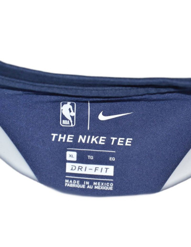 Koszulka nike dallas mavericks essential dry t-shirt chrome logo college navy - cz7252-419