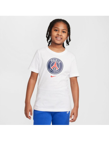 Koszulka nike psg crest tee junior jr if0511-100