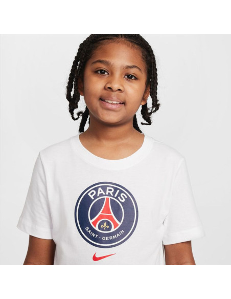Koszulka nike psg crest tee junior jr if0511-100