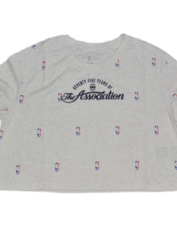 Bluza damska nike nba n31 courtside longsleeve crop t-shirt birch heather - da6810-051 2