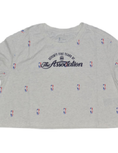 Bluza damska nike nba n31 courtside longsleeve crop t-shirt birch heather - da6810-051