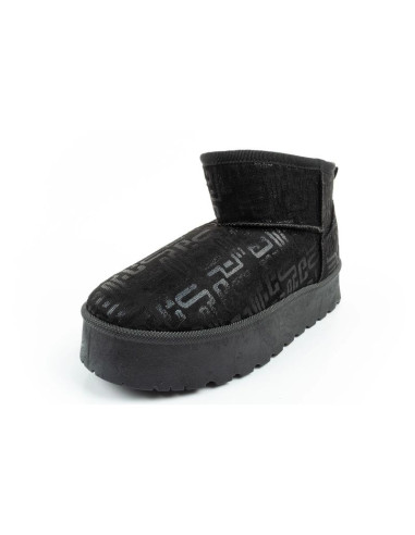 Lee cooper buty śniegowce damskie zimowe modne futerko ocieplane botki czarne