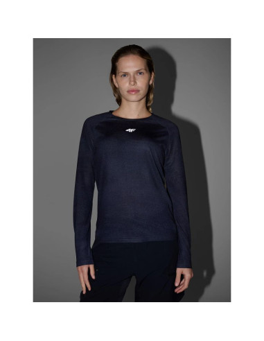 Longsleeve rowerowy szybkoschnący damski 4f 4fwss25tflof344-20a